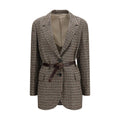 Brunello Cucinelli Beige Mohair Blazer - Eljoys Fashion 