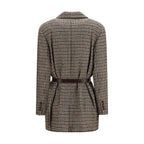 Brunello Cucinelli Beige Mohair Blazer - Eljoys Fashion 