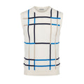 Malo White Cotton Men Sweater