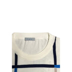 Malo White Cotton Men Sweater