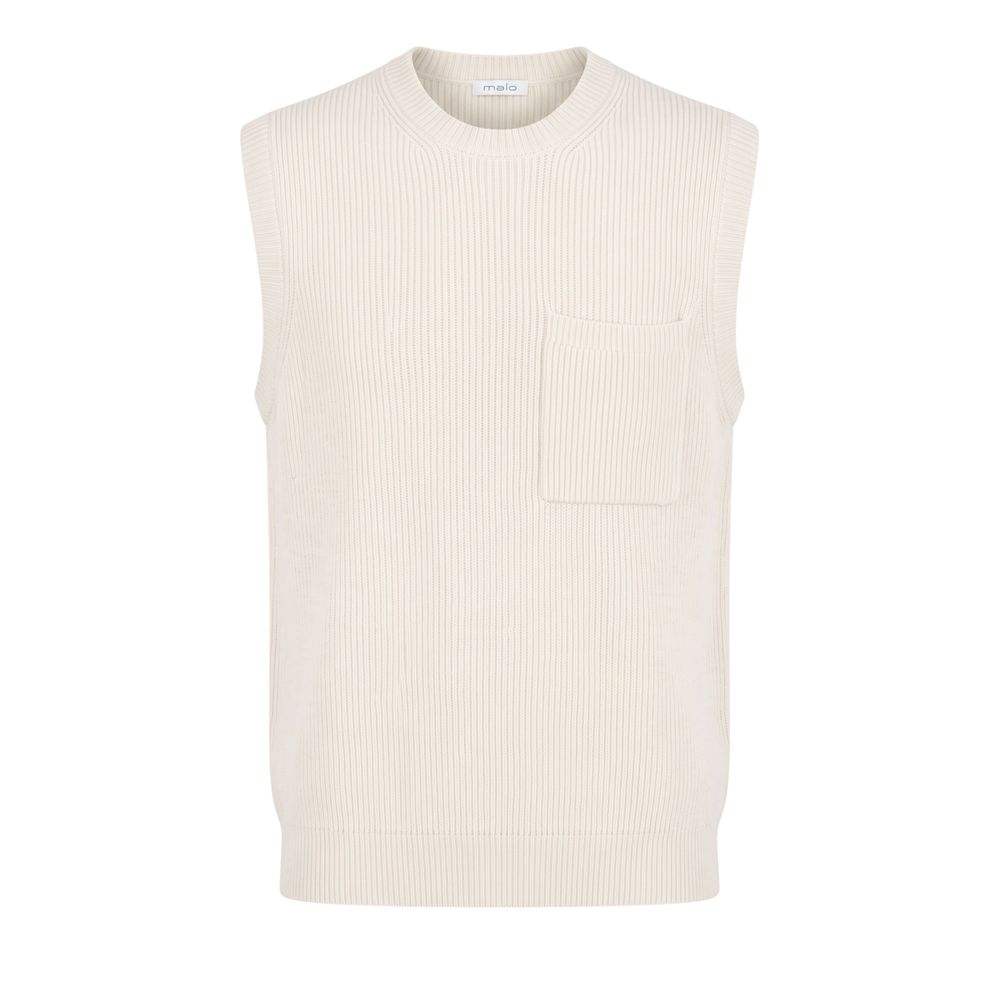 Malo White Wool Men Sweater - Eljoys Fashion 