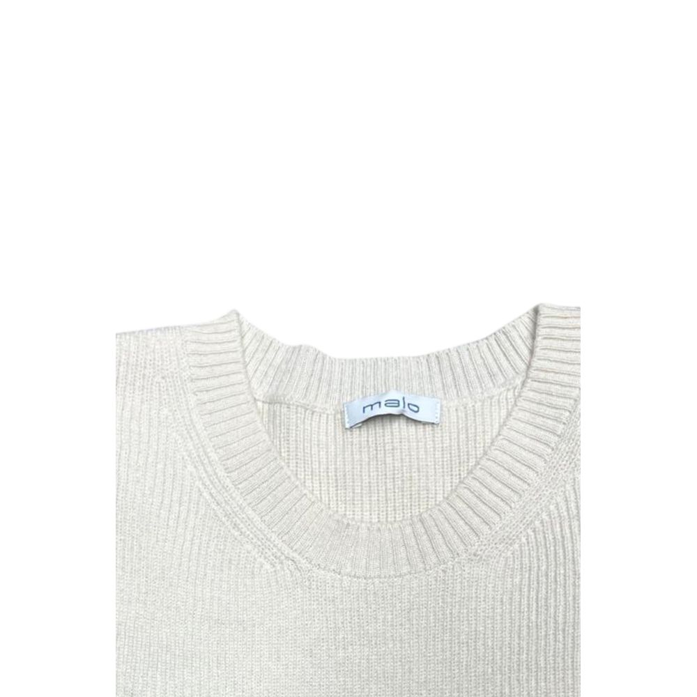 Malo White Wool Men Sweater - Eljoys Fashion 