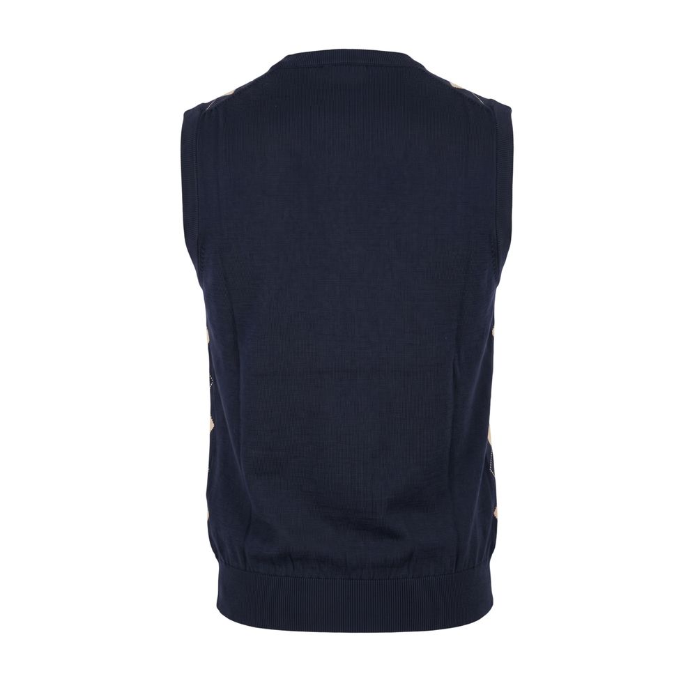 Malo Blue Cotton Men Sweater - Eljoys Fashion 