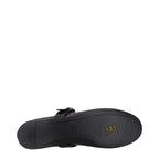 Miu Miu Black Leather Ballet Flats - Eljoys Fashion 