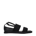 Max Mara Black Fabric Flat Sandals - Eljoys Fashion 