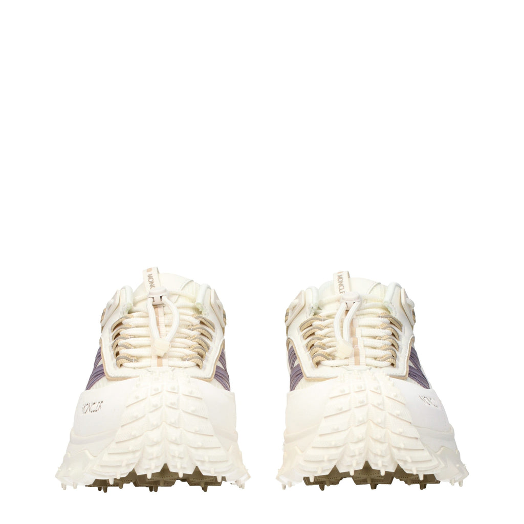 Moncler White Fabric Athletic Sneakers - Eljoys Fashion 
