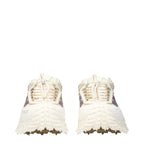 Moncler White Fabric Athletic Sneakers - Eljoys Fashion 