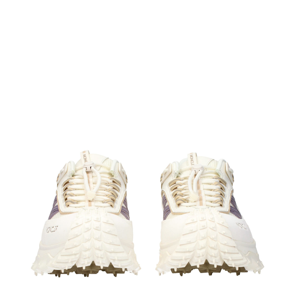 Moncler White Fabric Athletic Sneakers - Eljoys Fashion 