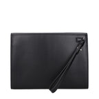 Ferragamo Black Leather Clutch Bag - Eljoys Fashion 