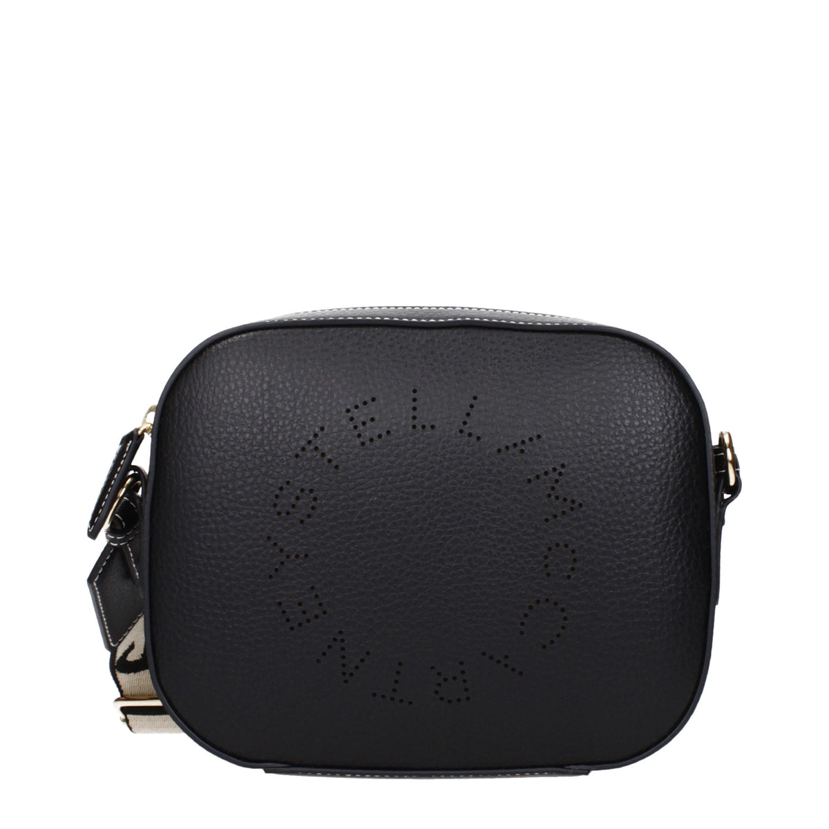 Stella McCartney Black Leather Crossbody Bag - Eljoys Fashion 