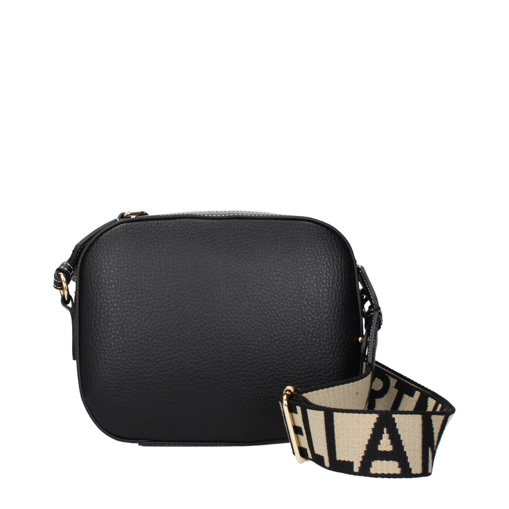 Stella McCartney Black Leather Crossbody Bag - Eljoys Fashion 
