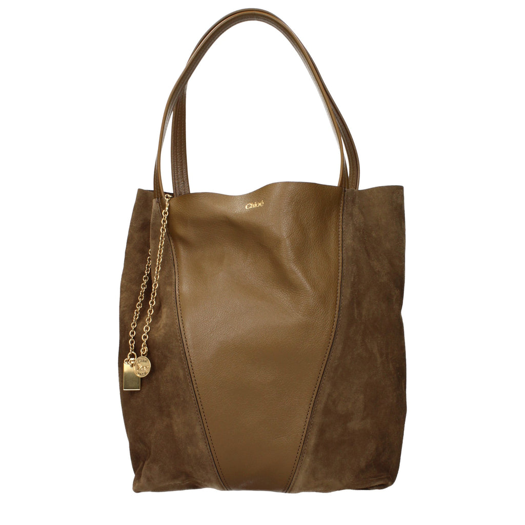 Chloé Brown Leather Shoulder Bag - Eljoys Fashion 