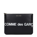 Comme Des Garçons Black Leather Clutch Bag - Eljoys Fashion 