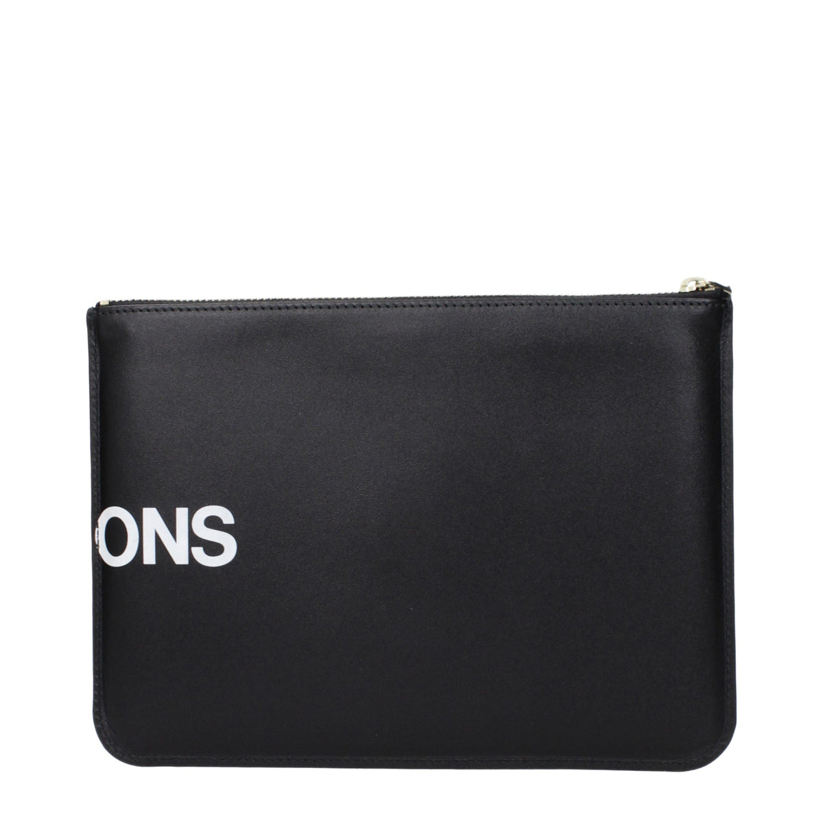 Comme Des Garçons Black Leather Clutch Bag - Eljoys Fashion 