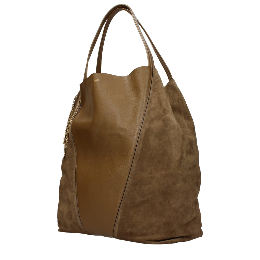Chloé Brown Leather Shoulder Bag - Eljoys Fashion 