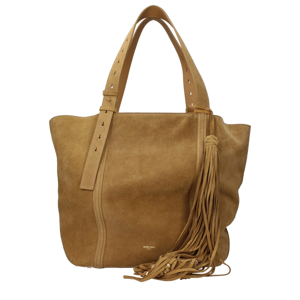 Golden Goose Brown Leather Shoulder Bag - Eljoys Fashion 