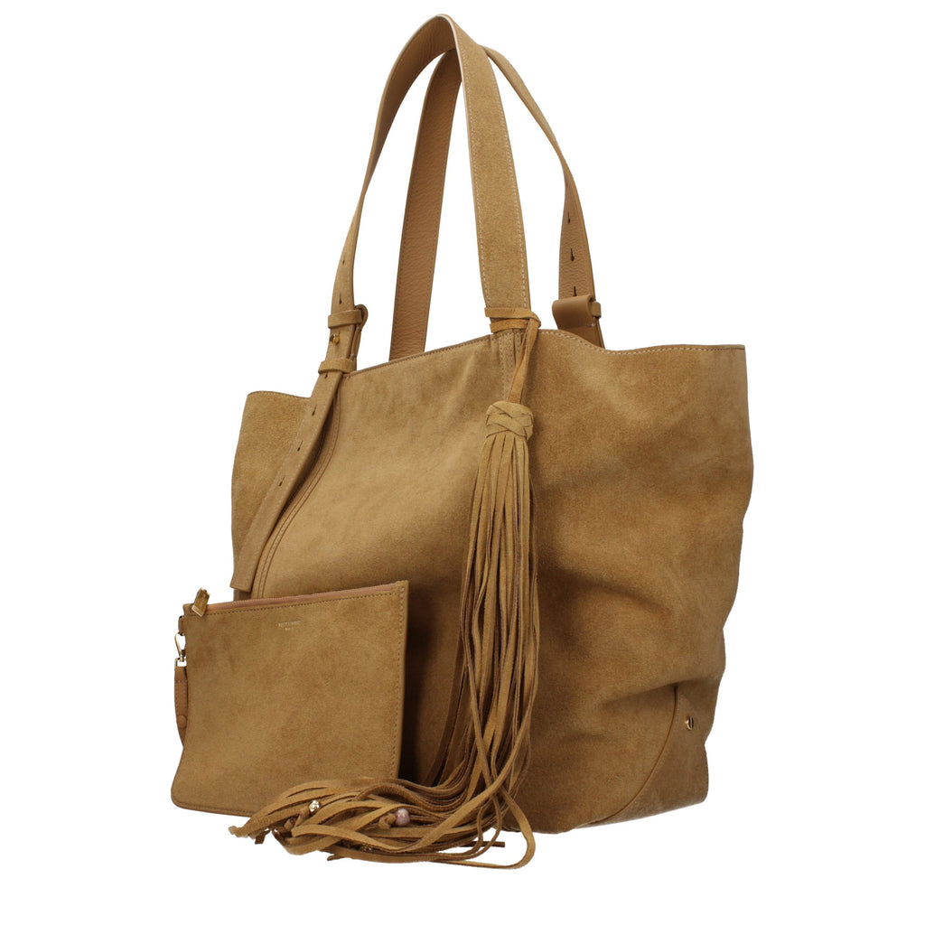Golden Goose Brown Leather Shoulder Bag - Eljoys Fashion 