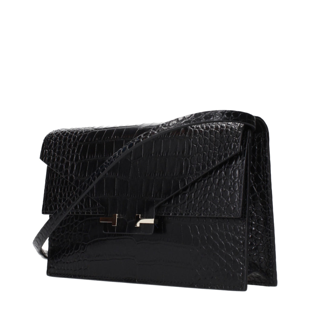 Tom Ford Black Leather Clutch Bag - Eljoys Fashion 