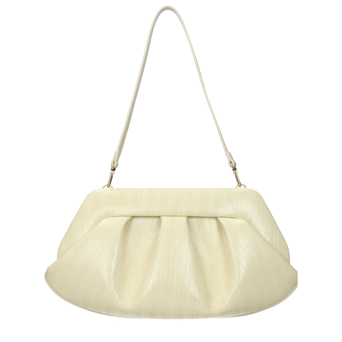 THEMOIRè Beige Leather Clutch Bag - Eljoys Fashion 