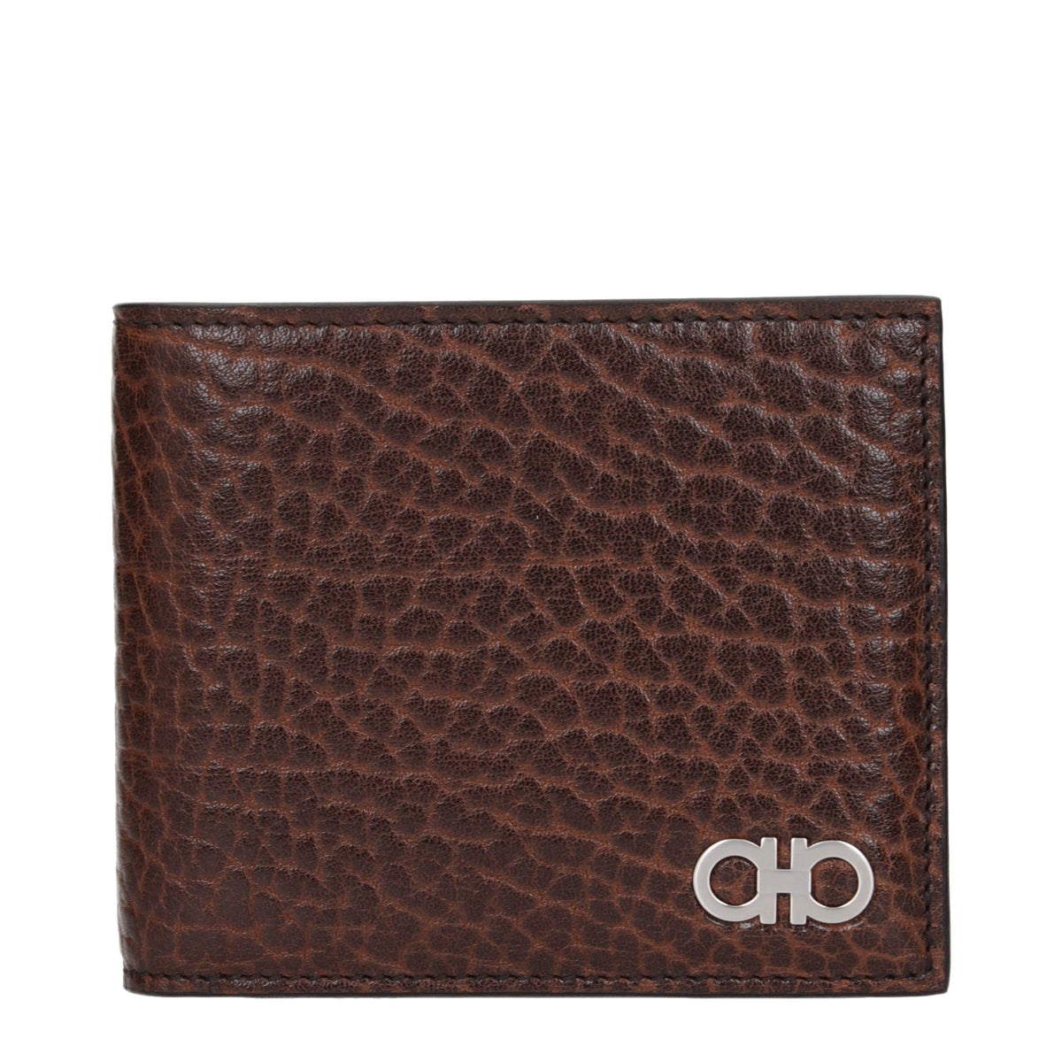 Ferragamo Brown Leather Wallet - Eljoys Fashion 