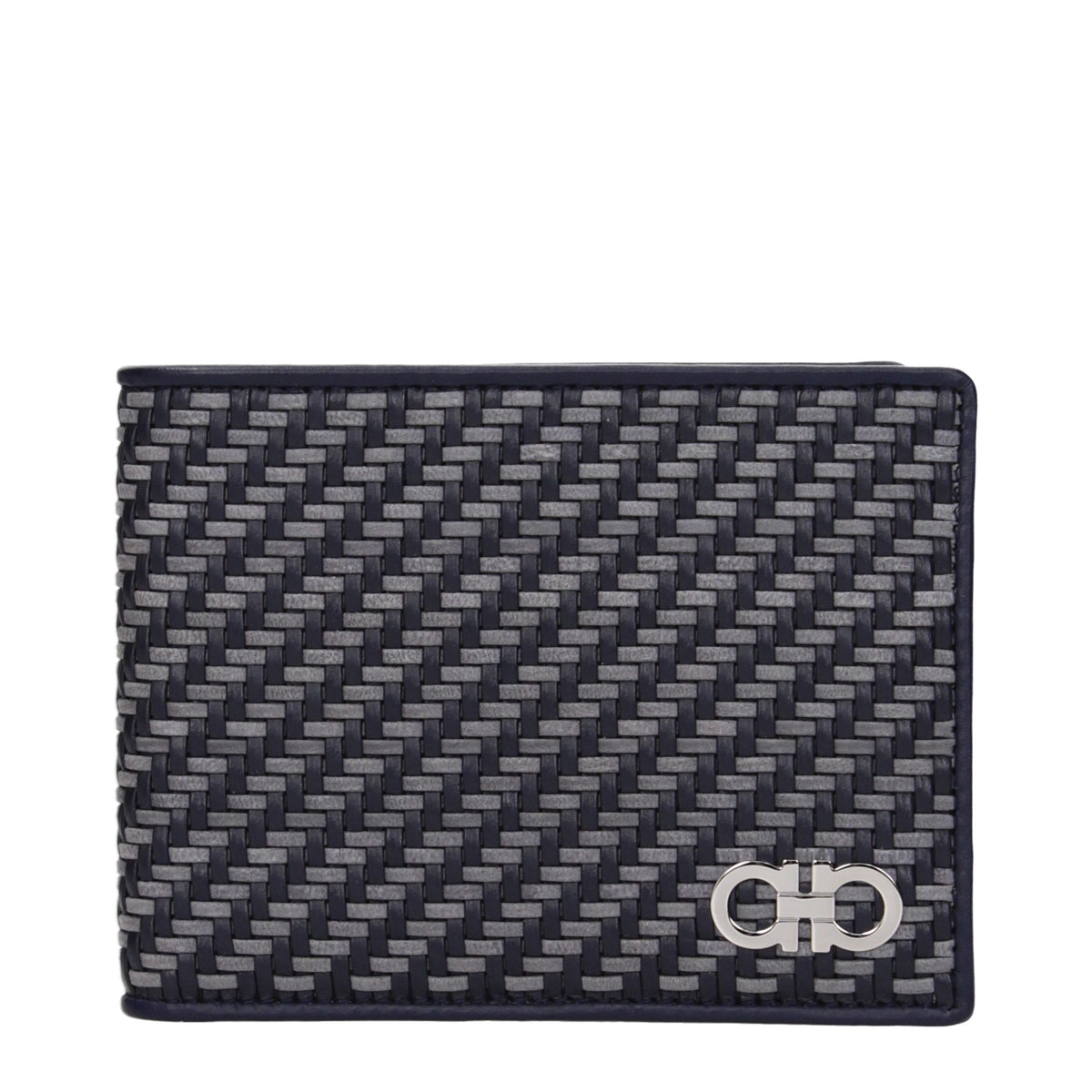 Ferragamo Blue Leather Wallet - Eljoys Fashion 
