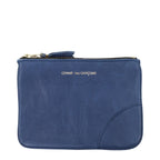 Comme Des Garçons Blue Leather Wallet - Eljoys Fashion 