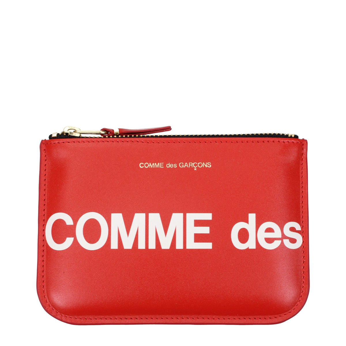 Comme Des Garçons Red Leather Cardholder - Eljoys Fashion 