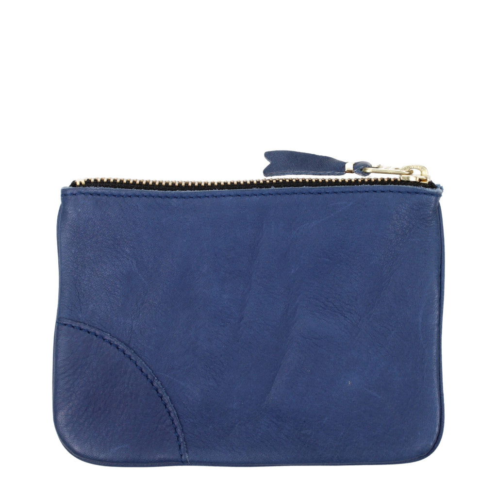 Comme Des Garçons Blue Leather Wallet - Eljoys Fashion 