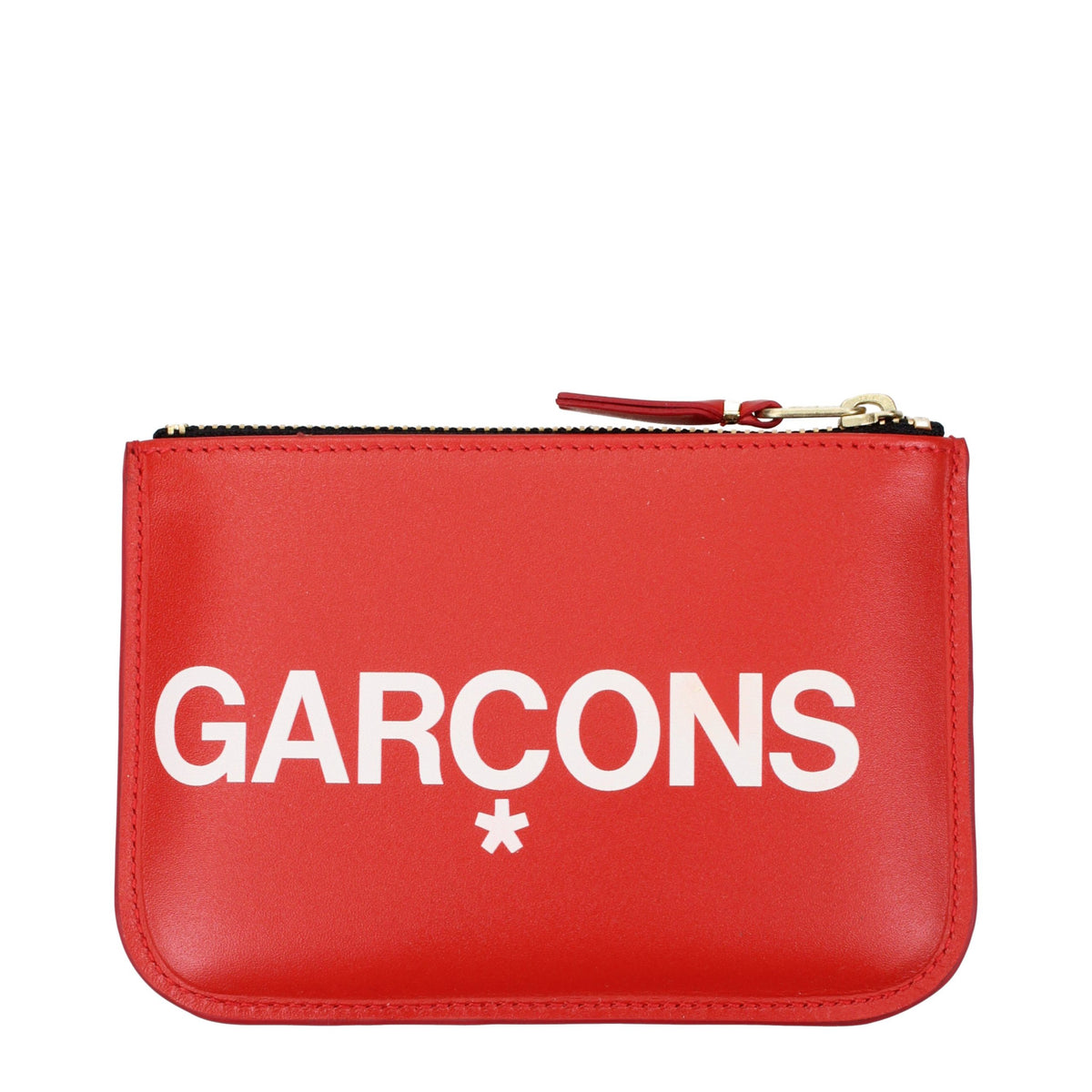 Comme Des Garçons Red Leather Cardholder - Eljoys Fashion 