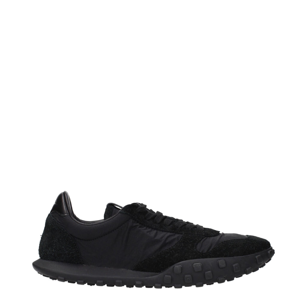 Jil Sander Black Fabric Sneakers - Eljoys Fashion 