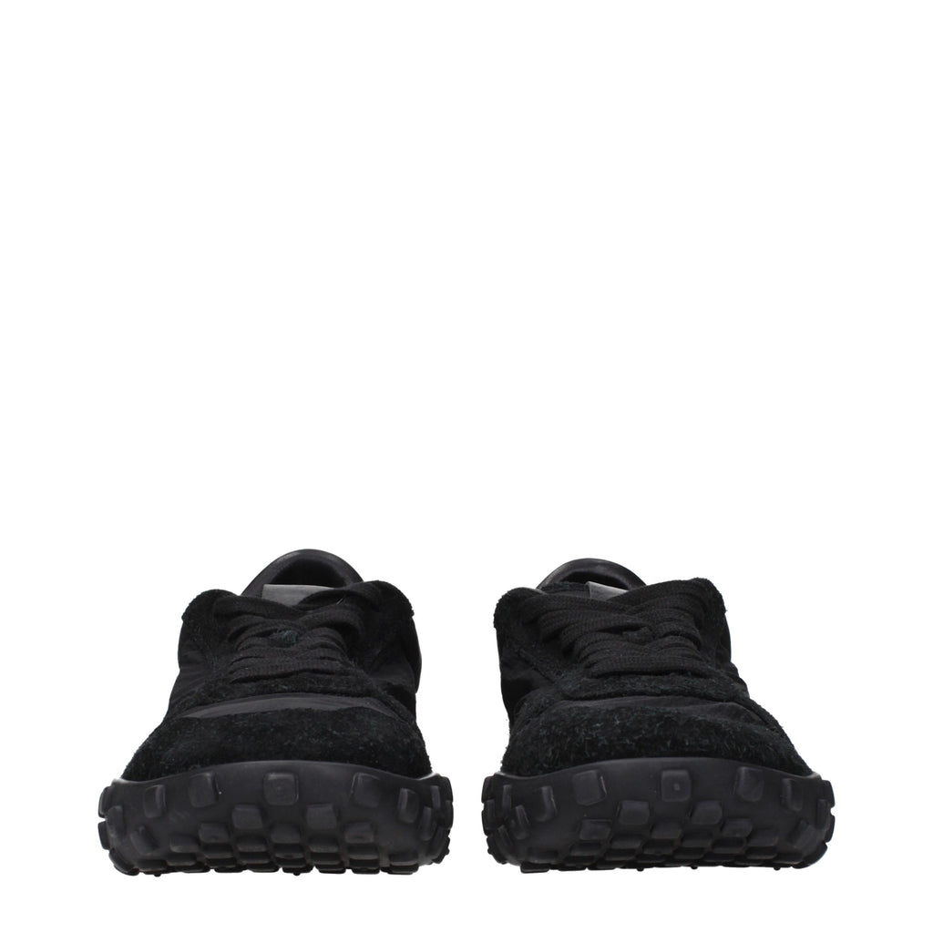 Jil Sander Black Fabric Sneakers - Eljoys Fashion 