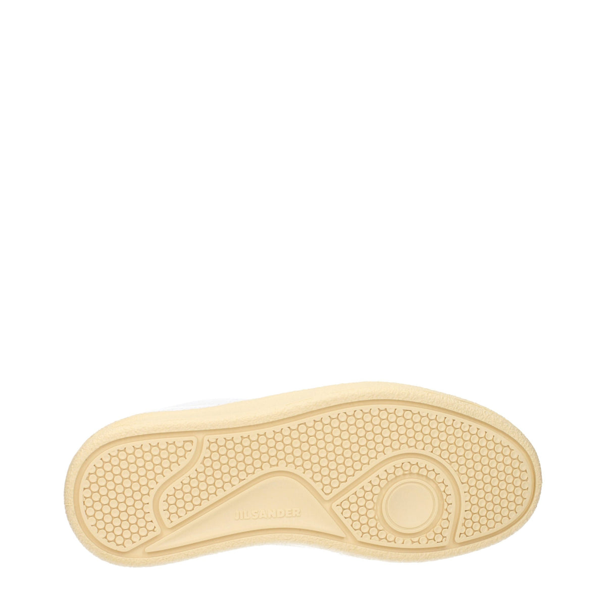 Jil Sander White Leather Low Top Sneakers - Eljoys Fashion 