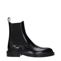 Jil Sander Black Leather Ankle Boots - Eljoys Fashion 