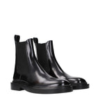 Jil Sander Black Leather Ankle Boots - Eljoys Fashion 