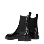 Jil Sander Black Leather Ankle Boots - Eljoys Fashion 
