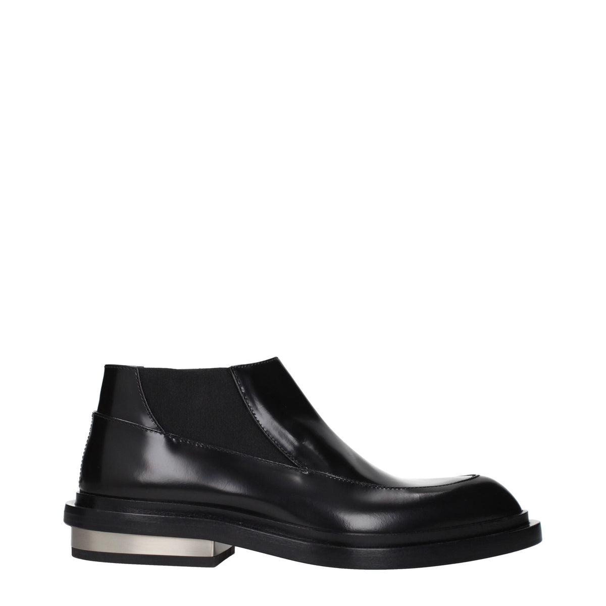 Jil Sander Black Leather Ankle Boots - Eljoys Fashion 
