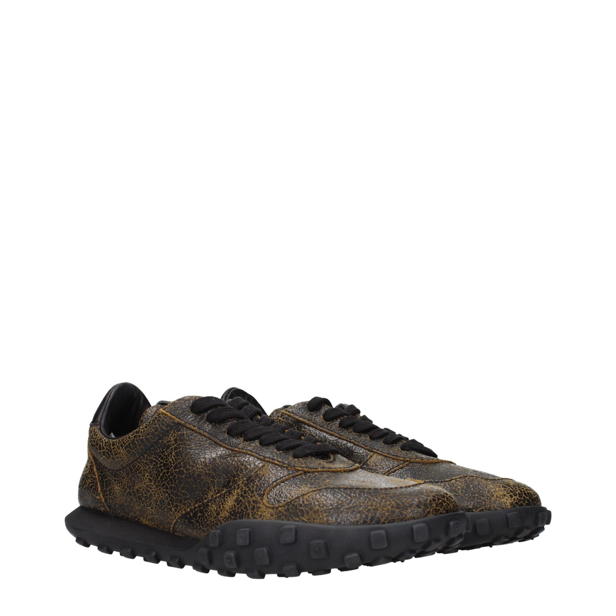 Jil Sander Black Leather Sneakers - Eljoys Fashion 