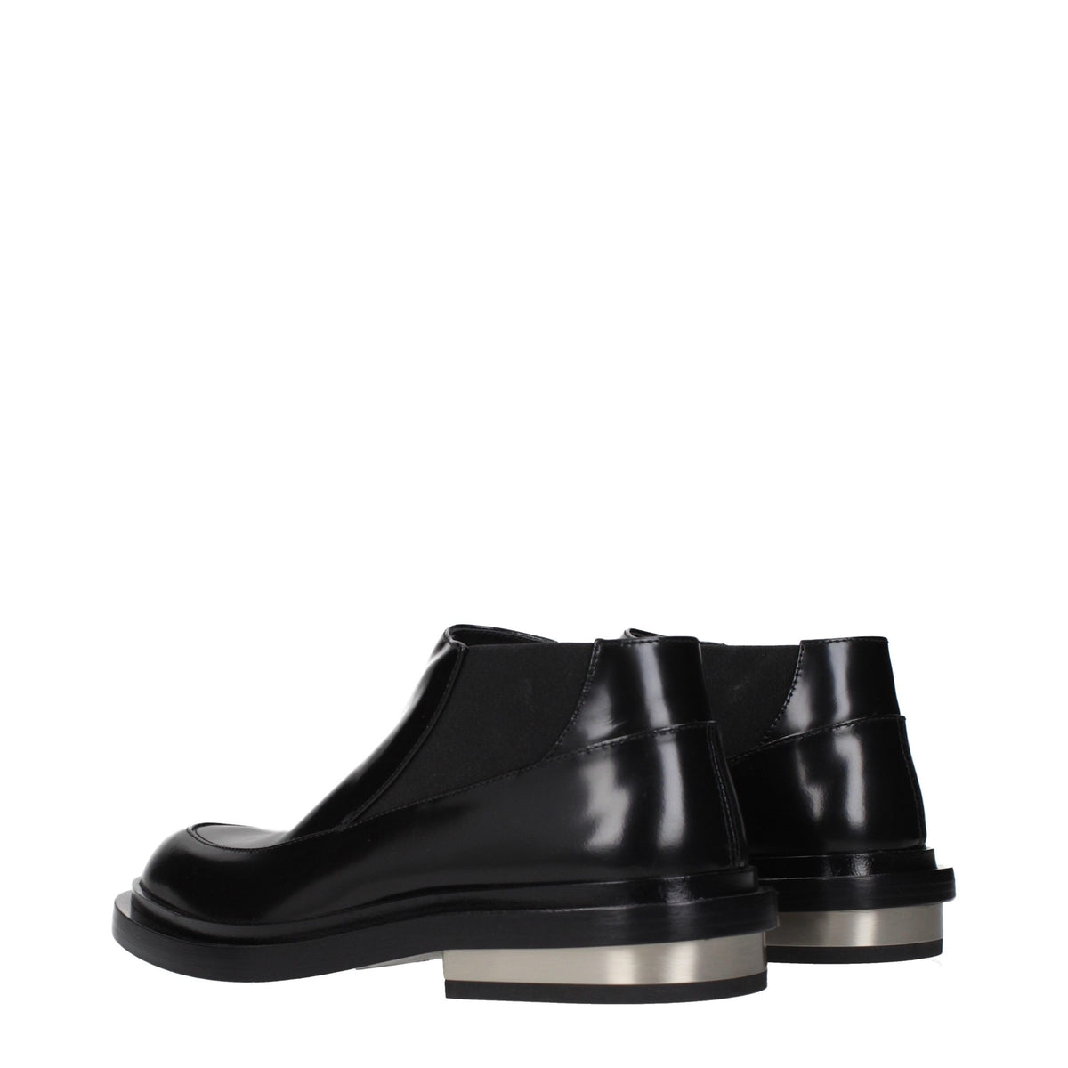 Jil Sander Black Leather Ankle Boots - Eljoys Fashion 