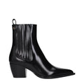 Christian Dior Black Leather Ankle Boots - Eljoys Fashion 