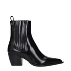 Christian Dior Black Leather Ankle Boots - Eljoys Fashion 