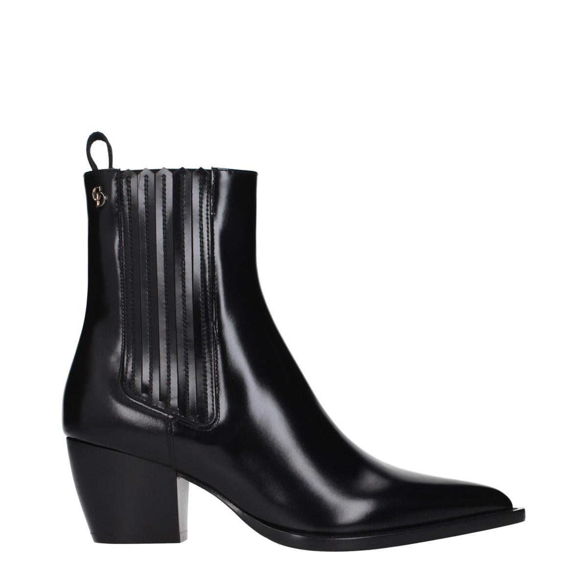 Christian Dior Black Leather Ankle Boots - Eljoys Fashion 