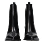 Christian Dior Black Leather Ankle Boots - Eljoys Fashion 