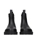 Celine Black Leather Ankle Boots - Eljoys Fashion 