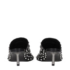 Jil Sander Black Leather Mules - Eljoys Fashion 