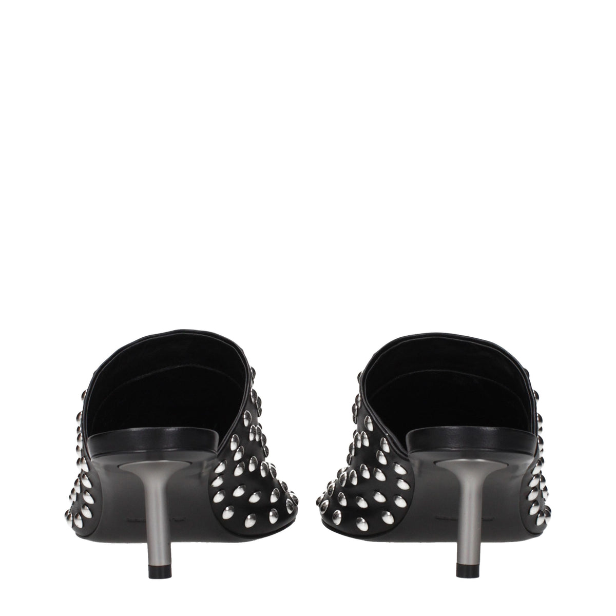 Jil Sander Black Leather Mules - Eljoys Fashion 