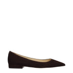 Jimmy Choo Brown Leather Ballet Flats - Eljoys Fashion 