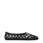 Alaïa Black Leather Ballet Flats - Eljoys Fashion 