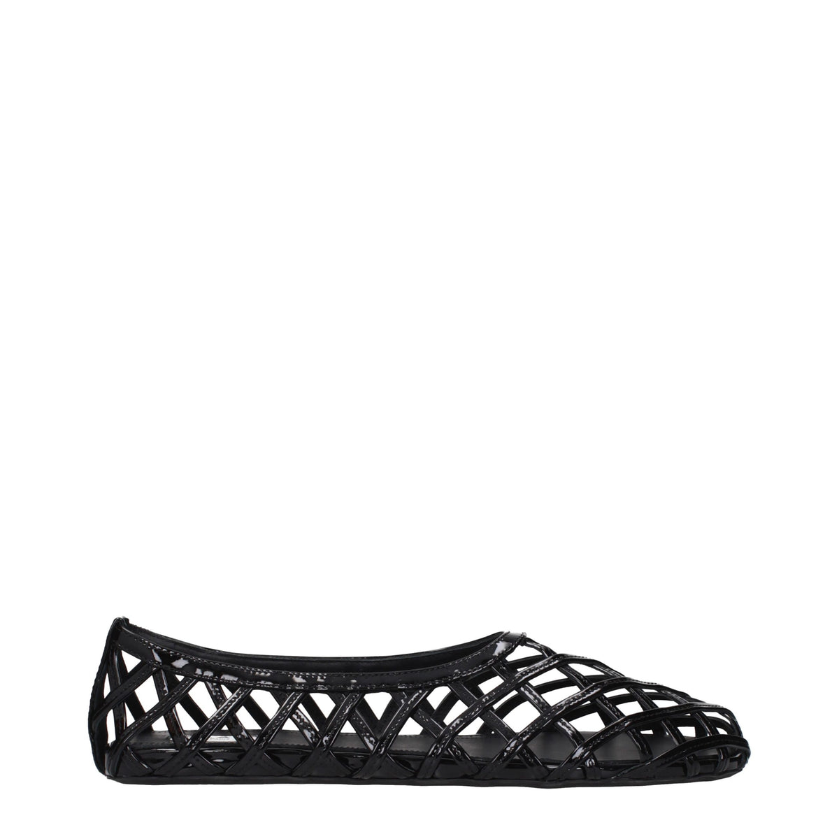 Alaïa Black Leather Ballet Flats - Eljoys Fashion 
