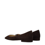 Jimmy Choo Brown Leather Ballet Flats - Eljoys Fashion 