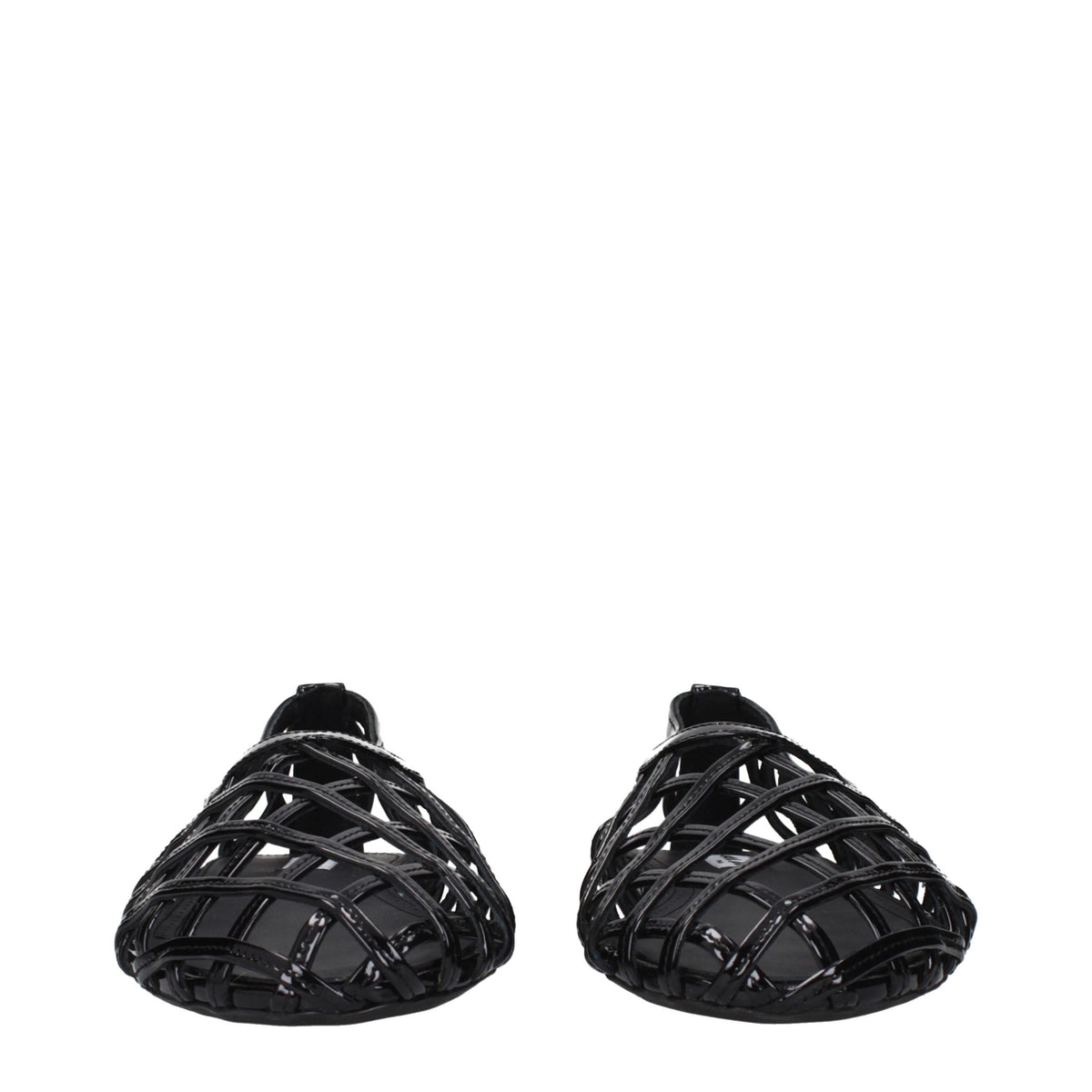 Alaïa Black Leather Ballet Flats - Eljoys Fashion 